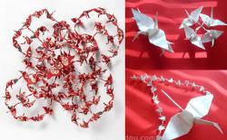 日本的千纸鹤——“连鹤”的介绍、发祥历史和作品示例